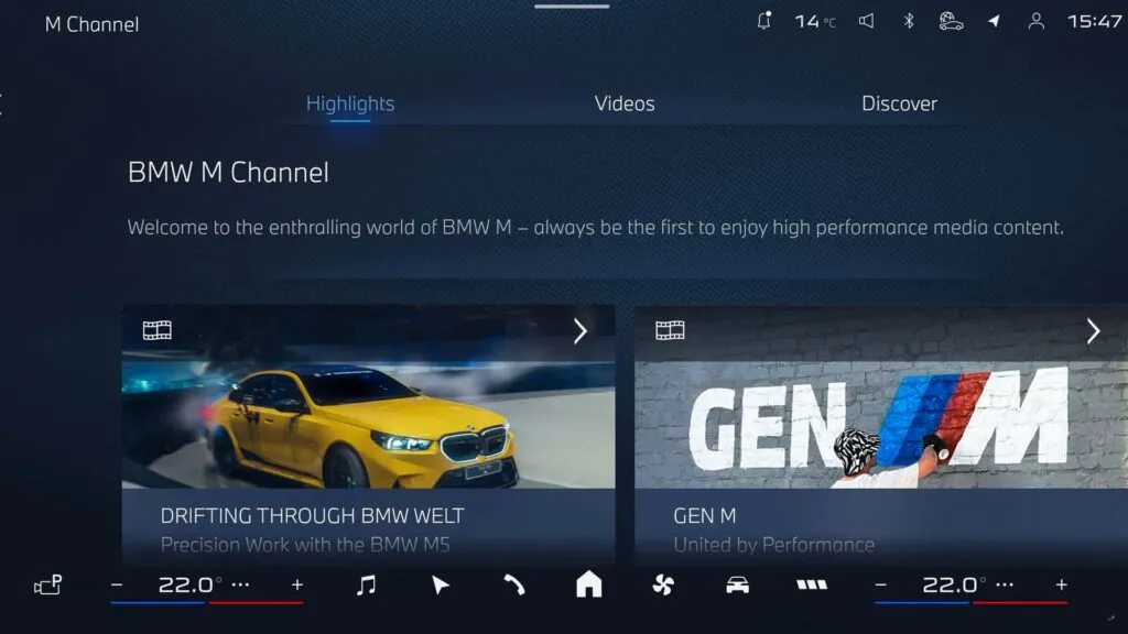 BMW M Modellerine Özel Yeni Multimedya Uygulamaları Tanıtıldı