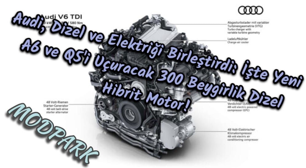 Audi’den Devrim Niteliğinde Cevap! Yeni V6 TDI ile 300 HP ve Yüzde 95 Daha Düşük Emisyon Geliyor!