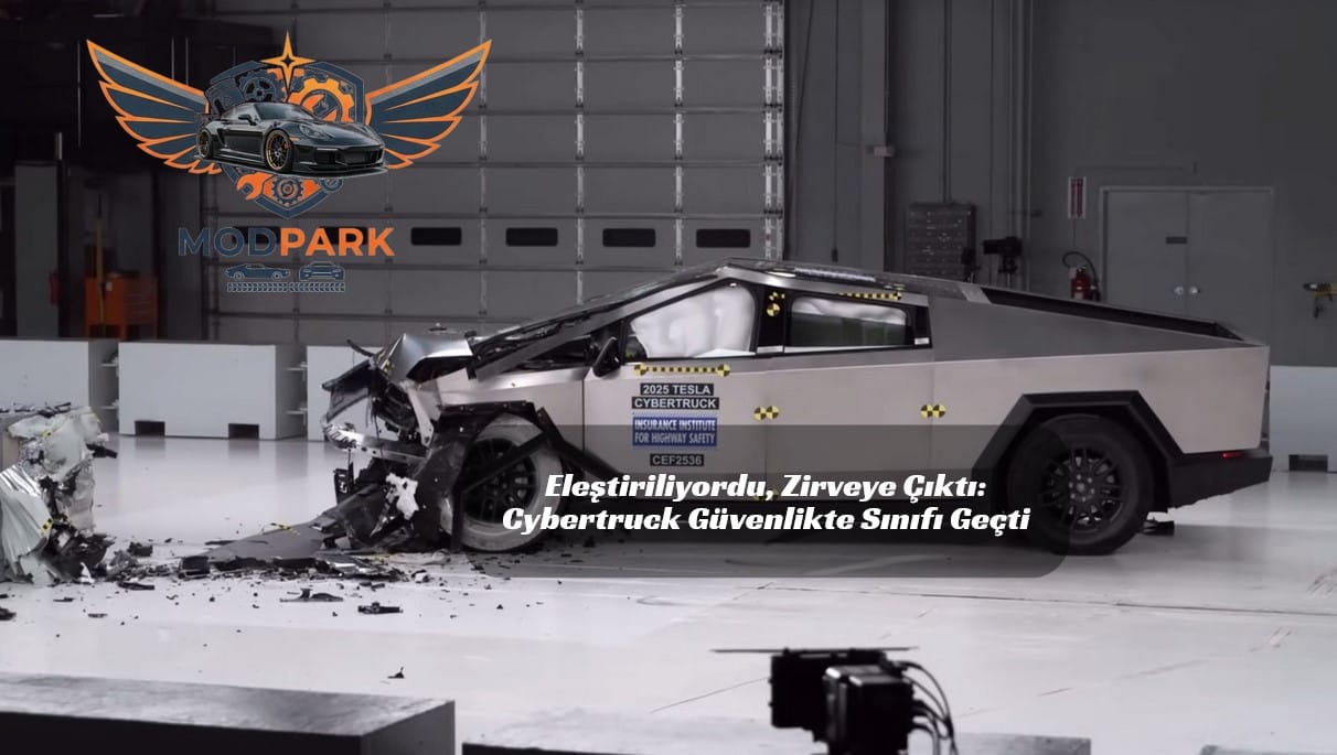 Tesla Cybertruck Güvenlikte Zirveye Çıktı: IIHS’ten En Yüksek Ödül 🛡️⚡