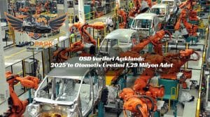 OSD Verileri Açıklandı: 2025’te Otomotiv Üretimi 1,29 Milyon Adet