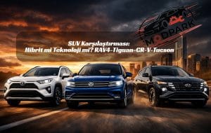 SUV Karşılaştırması: Hibrit mi Teknoloji mi? RAV4-Tiguan-CR-V-Tucson