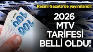 Yılbaşı Zamları Resmileşti: 2026 MTV, Köprü, Otoyol Ücretleri ? 2026 MTV Hesaplama Rehberi: Otomobil, Motosiklet ve Ticari Araçlar