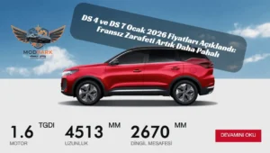 DS güncel fiyat listesi 2026 DS 4 fiyatları Ocak 2026 DS 7 fiyatları Türkiye DS sıfır araç fiyatları Premium otomobil fiyatları Plug-in Hybrid SUV fiyatları Fransız lüks otomobil DS Automobiles Türkiye 2026 otomobil zamları
