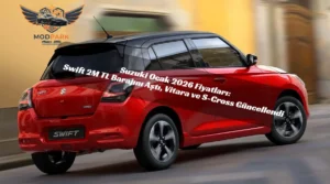 Suzuki Swift 2026’da Şaşırttı: Ocak Zammı Sonrası Fiyatlar 2 Milyonu Aştı Suzuki Swift fiyatları Ocak 2026; Swift 2026 fiyat; Suzuki Vitara fiyat; S‑Cross fiyat listesi; Suzuki Türkiye Ocak 2026 fiyatları.