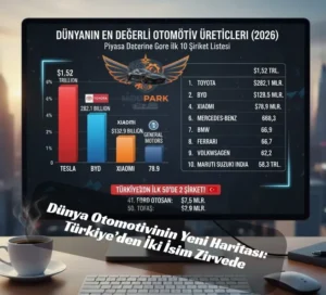 Dünya Otomotivinin Yeni Haritası: Türkiye’den İki İsim Zirvede