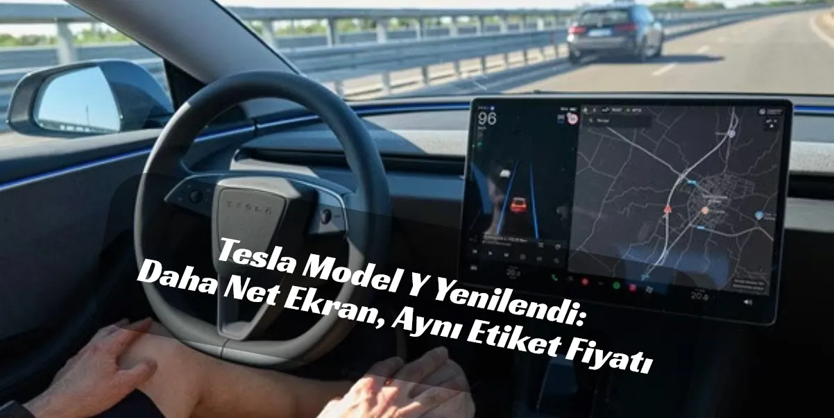 Tesla’dan Sessiz Hamle: Model Y’ye 16 İnç 2K Ekran, Fiyatlar Sabit