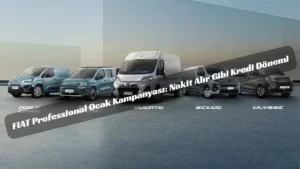 Ticari Araç Alacaklar Dikkat: FIAT’ta 1 Milyon TL Faizsiz Finansman FIAT Professional Ocak 2026 kampanyası FIAT ticari araç faizsiz kredi
