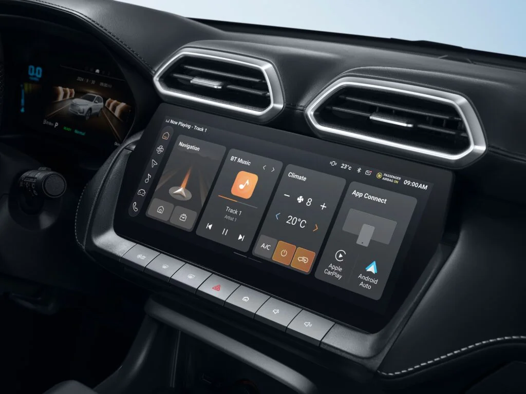 MG ZS Hybrid+ Kontrol ekranı