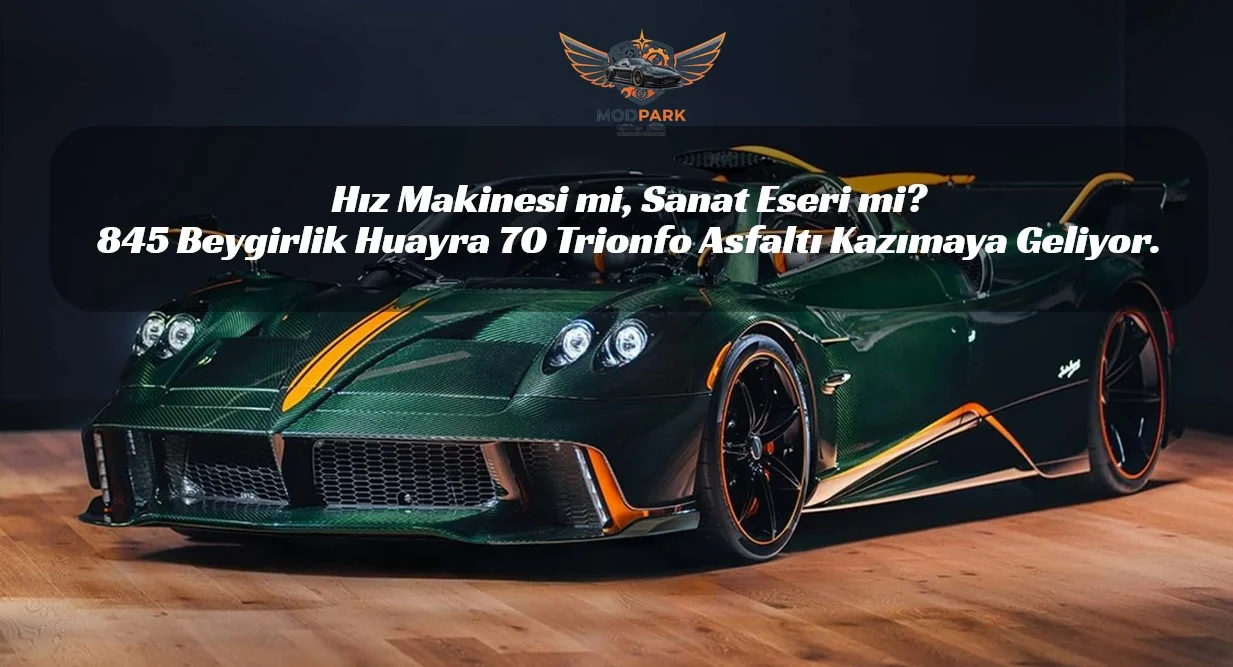 Horacio Pagani’den Kendine 70. Yaş Hediyesi: 845 Beygirlik Manuel Bir Canavar Doğdu!