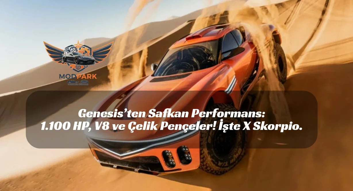Çölün Yeni Kralı: 1.100 Beygirlik V8 Canavarı Genesis X Skorpio ile Tanışın!