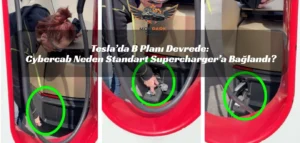 Tesla Cybercab şarj portu Tesla robotaxi 2026 kablosuz şarj teknolojisi Tesla Supercharger