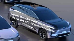 Toyota’nın 10 Şubat Bombası Patladı! Üç Sıralı Dev Elektrikli SUV Geliyor: Kia ve Hyundai Titriyor! Toyota elektrikli SUV