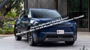 7 Koltuk, 515 KM Menzil: 2027 Toyota Highlander Elektrikli SUV Oyun Değiştiriyor!