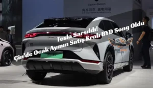 BYD Song Çin satış rakamları, Tesla Model Y satışları Çin, Ocak 2026 Çin otomobil pazarı