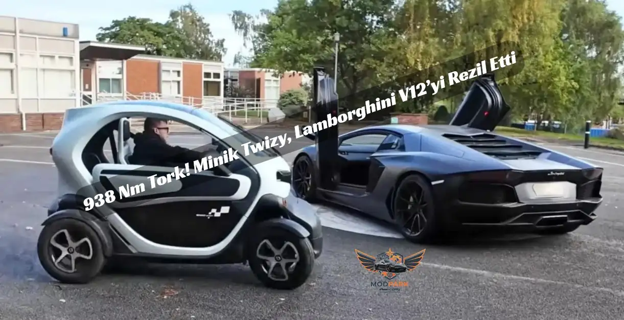 Lamborghini’yi Donut’a Boğan Mikro Otomobil! İşte Stark Motorlu Twizy