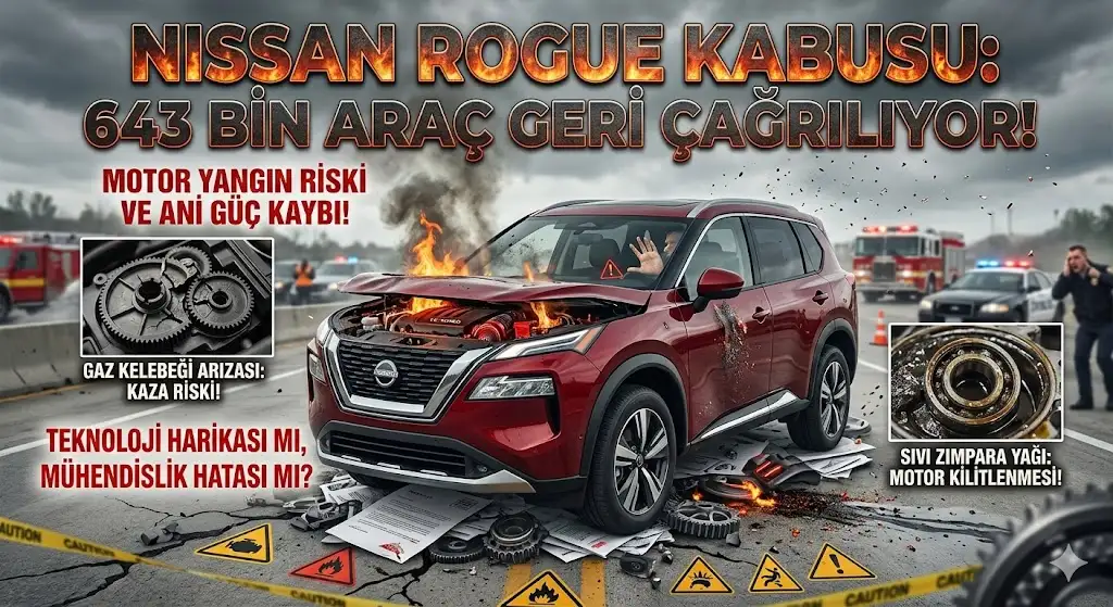 Nissan Geri Çağırma: 1.5 Turbo Motor ve Gaz Kelebeği Arızası VC‑Turbo Kabusu.
